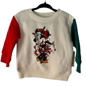Disney’s Minnie Mouse Holiday Fleece Crewneck